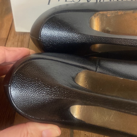 Yves Saint Laurent YSL leather Vernigolf Tribtoo 105 platform high heels, 38.5 - Picture 6 of 11